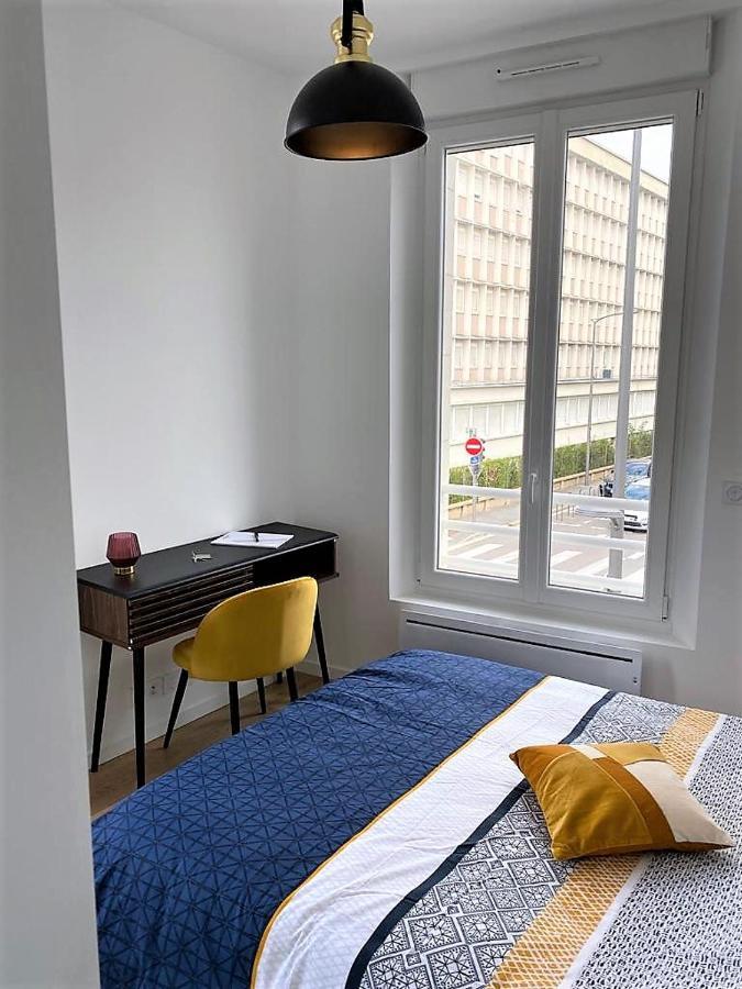 Ponsardin #55 Spacieux Appartement 3 Ch 6 Couchages Reims Luaran gambar