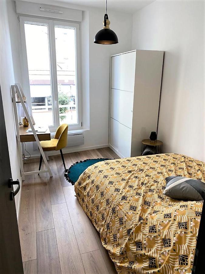 Ponsardin #55 Spacieux Appartement 3 Ch 6 Couchages Reims Luaran gambar