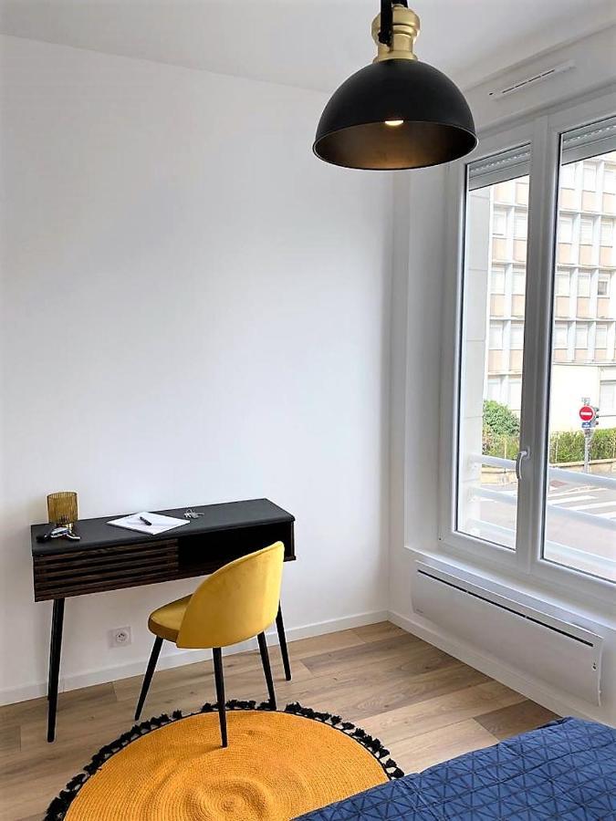 Ponsardin #55 Spacieux Appartement 3 Ch 6 Couchages Reims Luaran gambar